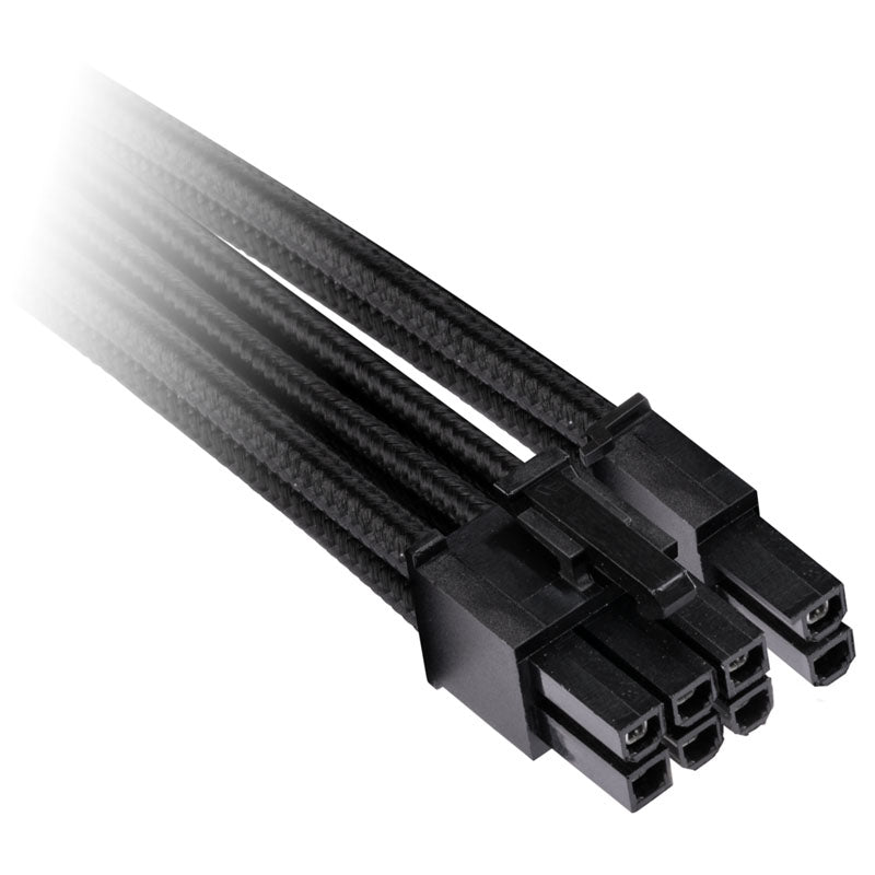 Corsair Premium Sleeved PCIe Dual-Kabel, Doppelpack (Gen 4) - schwarz