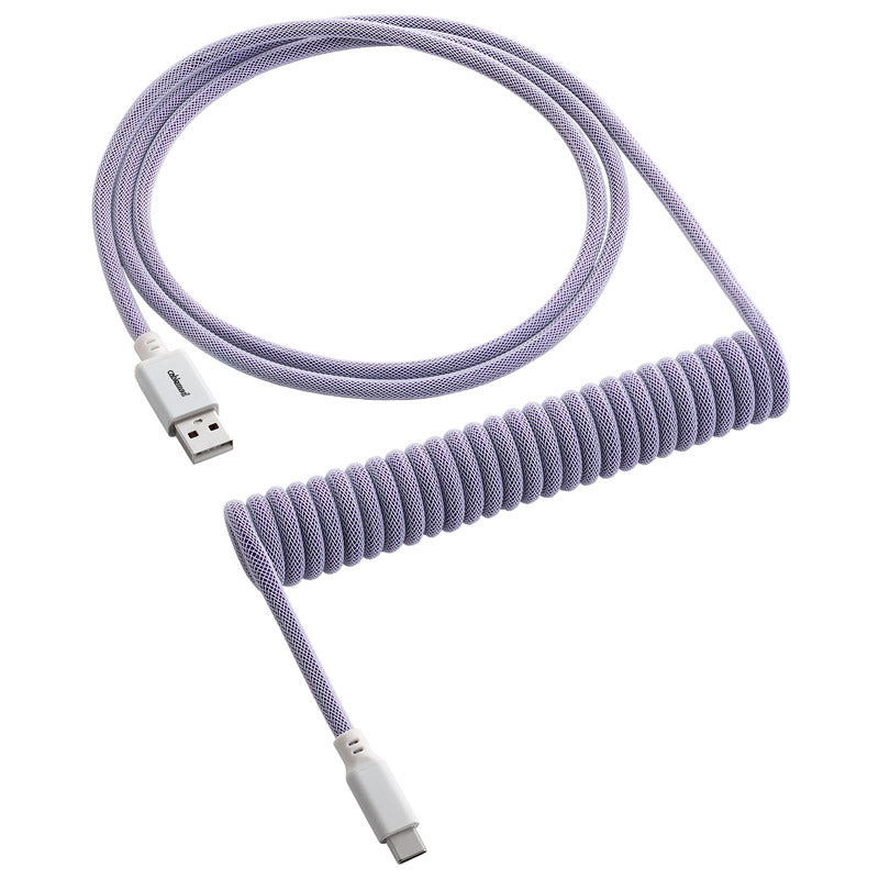 CableMod Classic Coiled Keyboard Cable USB-C zu USB Typ A, Rum Raisin - 150cm