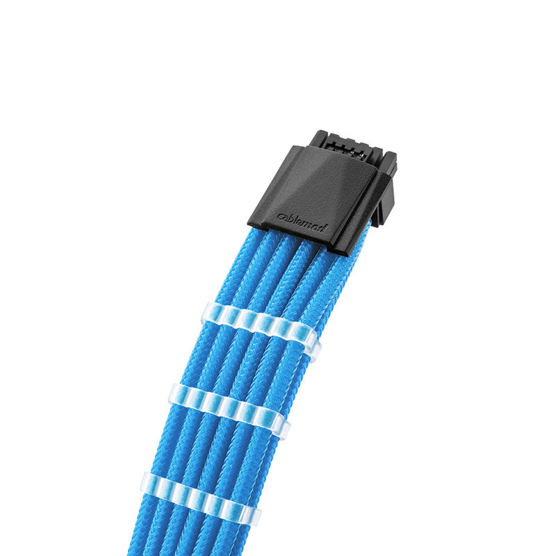 Cablemod PRO ModMesh RT 12VHPWR auf 3x PCI-e Kabel für ASUS/Seasonic/Phanteks - 60cm, hellblau