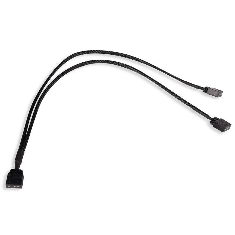 Alphacool Y-Splitter aRGB 3-Pin auf 2x 3-Pin 30cm - schwarz