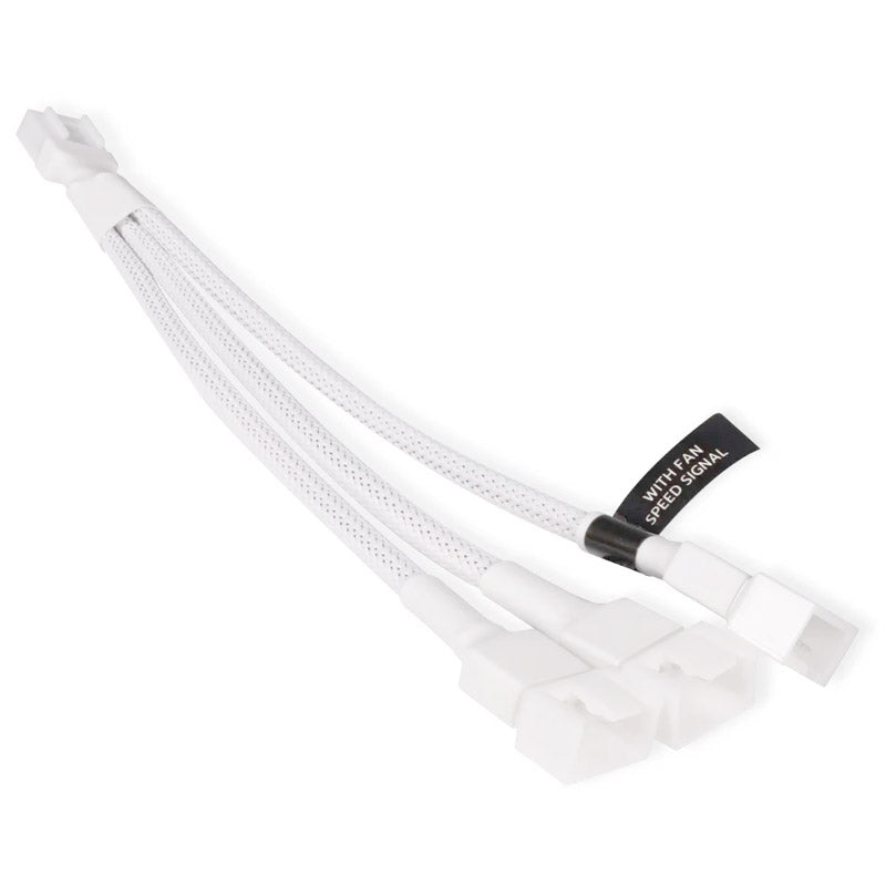 Alphacool Y-Splitter 4-Pin auf 3x 4-Pin PWM 15cm - weiß