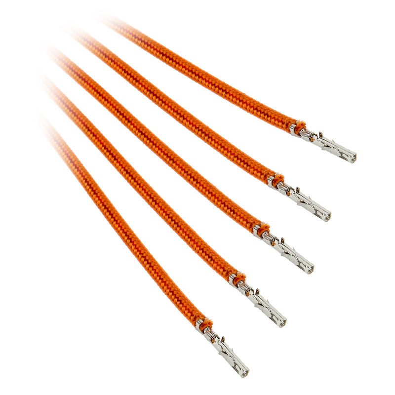 BitFenix Alchemy 2.0 PSU Cable, 5x 40cm - orange