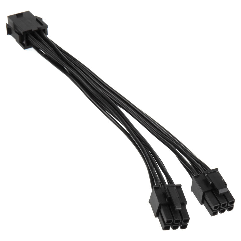 Kolink Adapter 6-Pin-PCIe auf 2x 6-Pin-PCIe-Stecker, schwarz, 15cm
