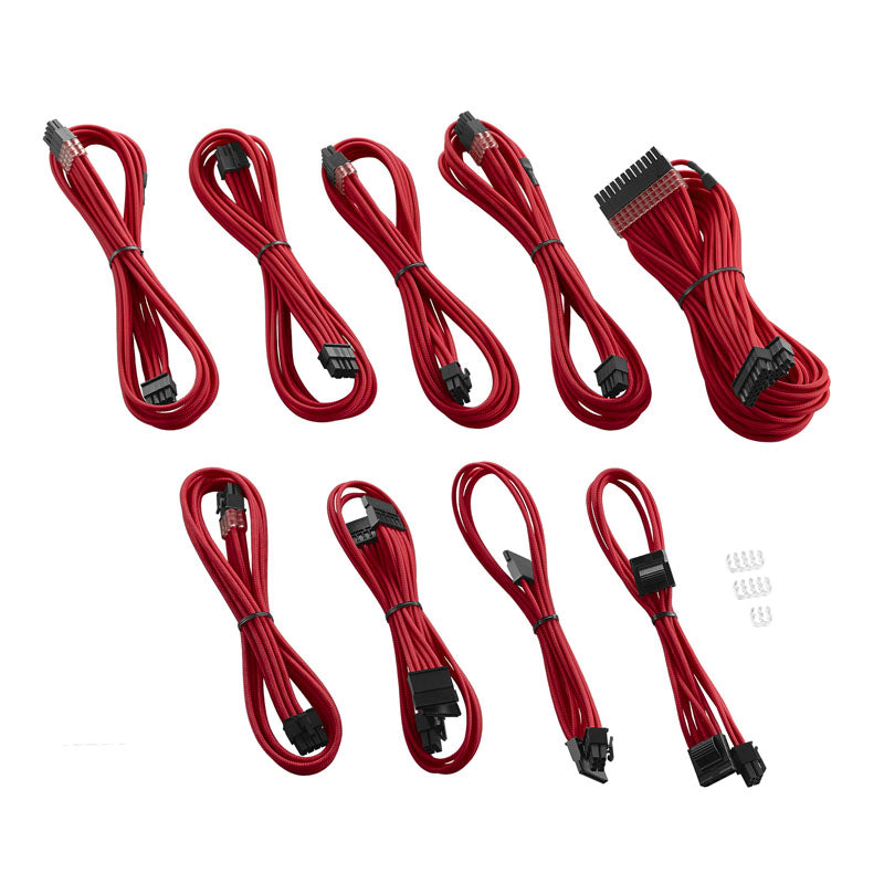 CableMod C-Series PRO ModMesh Cable Kit für Corsair AXi/HXi/RM (Yellow Label) - rot