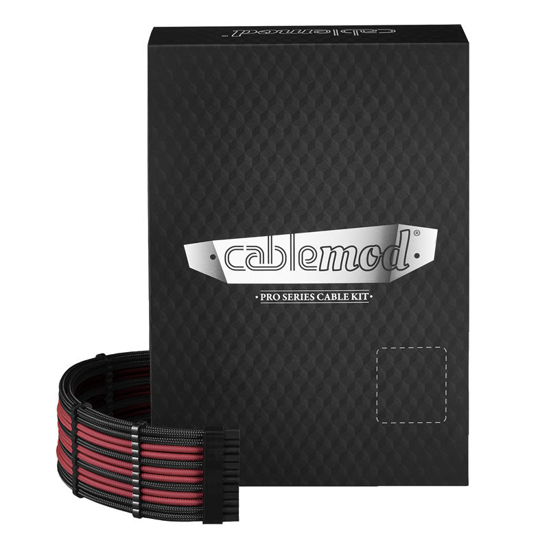 CableMod PRO ModMesh RT ASUS/Seasonic/Phanteks Cable Kits - schwarz/blutrot