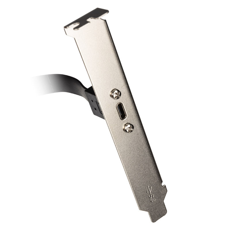 InLine Slotblende USB Typ-C zu USB 3.1 Frontpanel Key-A intern, 0,5m