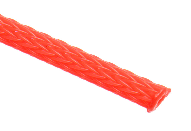 Techflex Flexo PET Sleeve 3mm - neon red, 1m