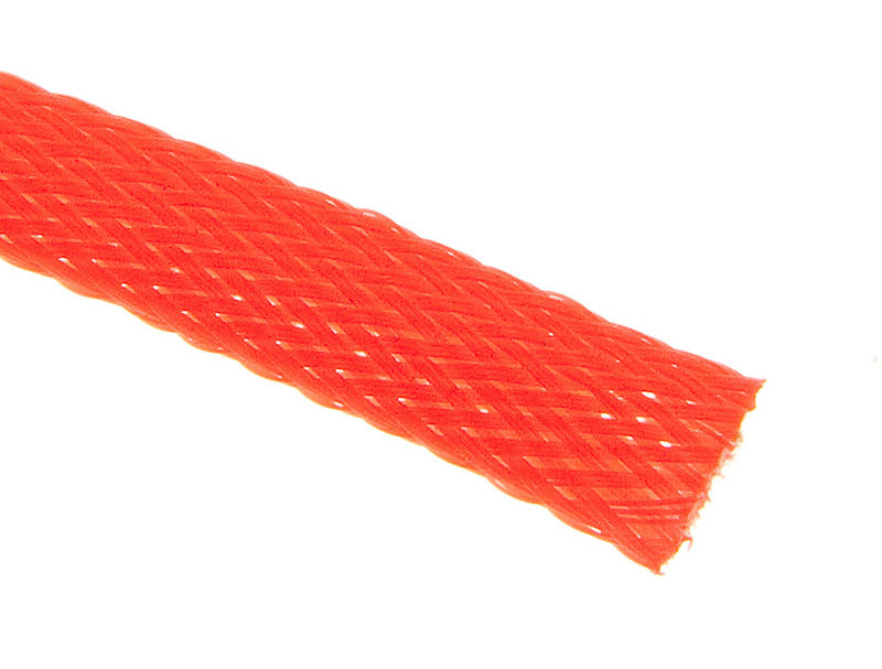 Techflex Flexo PET Sleeve 9mm - neon red, 1m