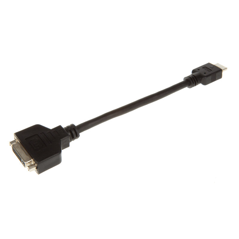 InLine HDMI zu DVI Buchse Adapter Kabel High Speed, schwarz - 0,2m