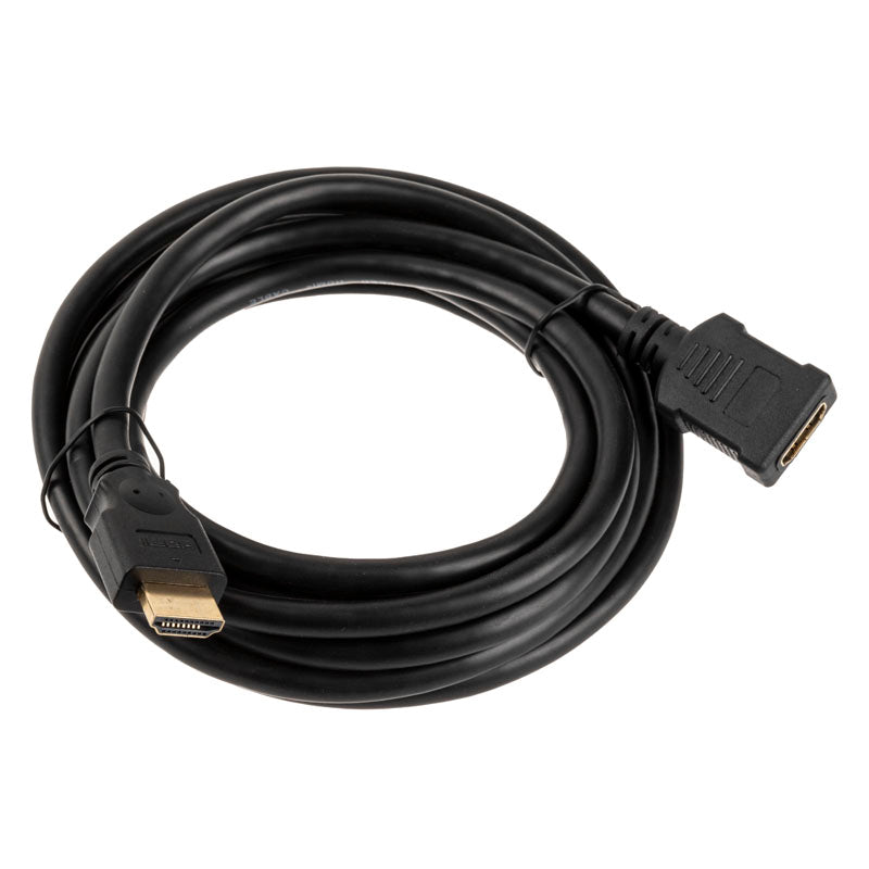 InLine HDMI Verlängerung Stecker / Buchse, schwarz - 3m