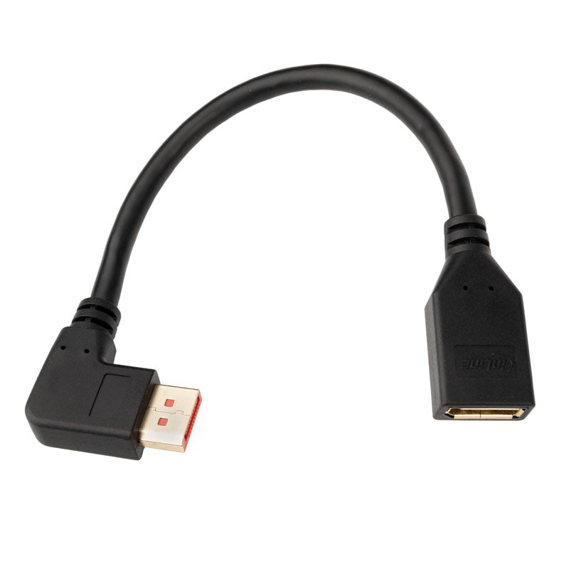 InLine DisplayPort Adapterkabel, 8K4K, rechts gewinkelt - 0,15m