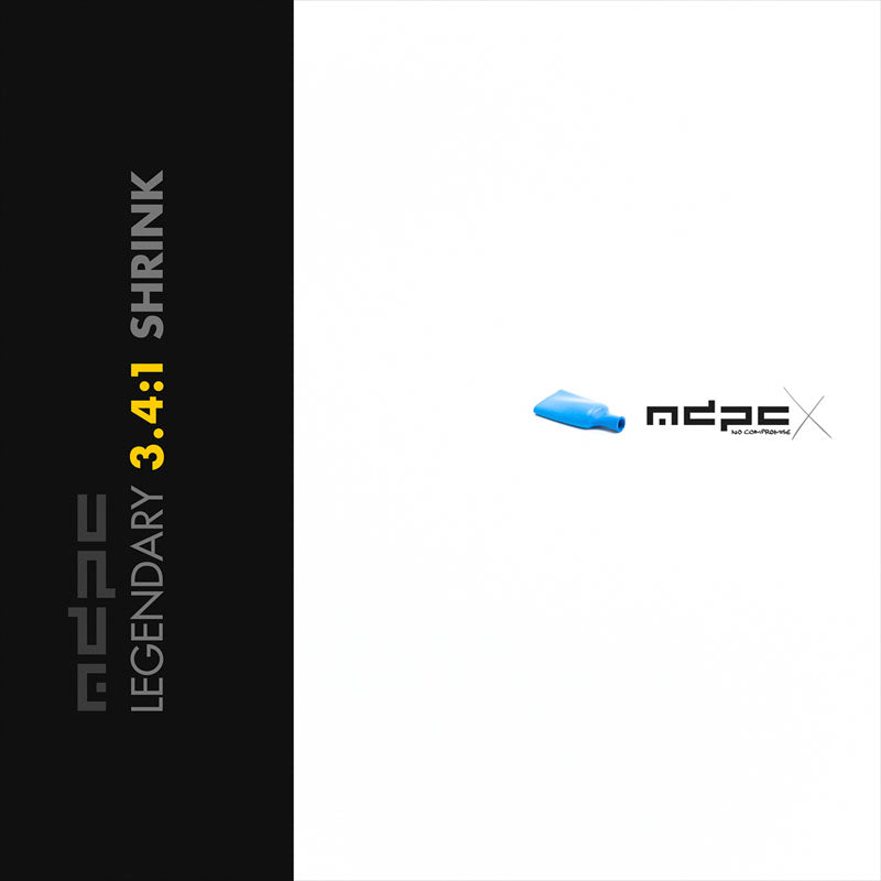 MDPC-X Schrumpfschlauch 3,4:1 SATA - Blue, 0,35m