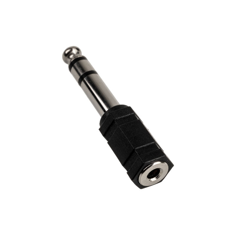 InLine Audio Adapter, 6,3mm Klinke Stecker an 3,5mm Buchse (Stereo) - schwarz
