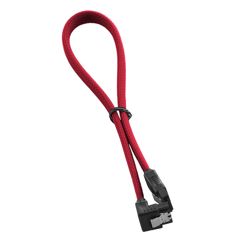 CableMod ModMesh Right Angle SATA 3 Cable 30cm - rot