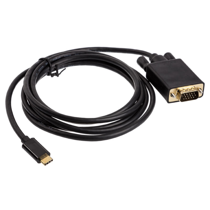 Akasa Typ C Adapter Kabel auf VGA - schwarz