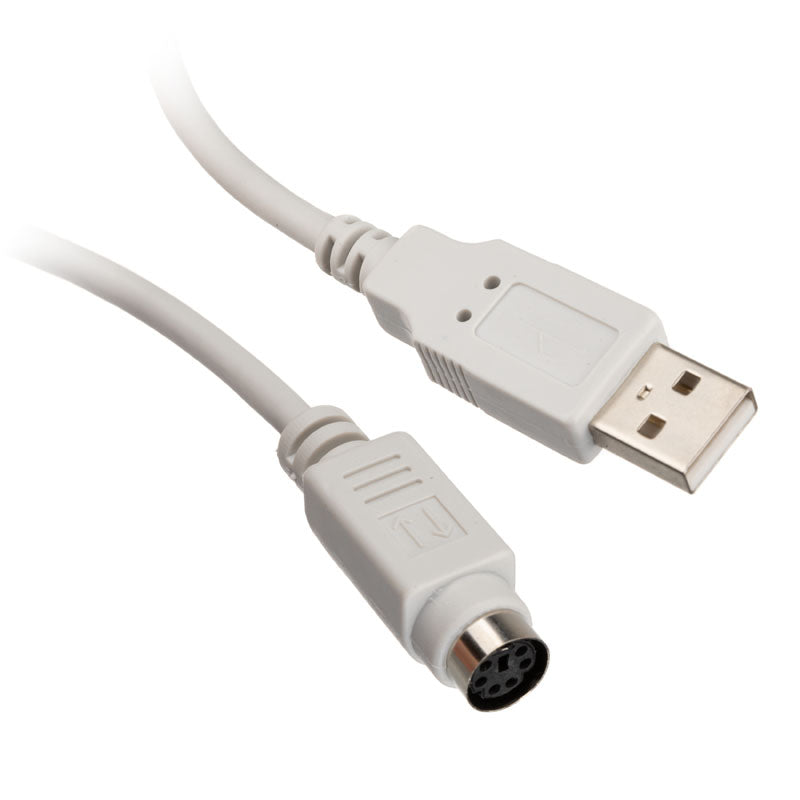 InLine USB Adapter Kabel, USB Stecker A auf PS/2 Buchse - 0,2m
