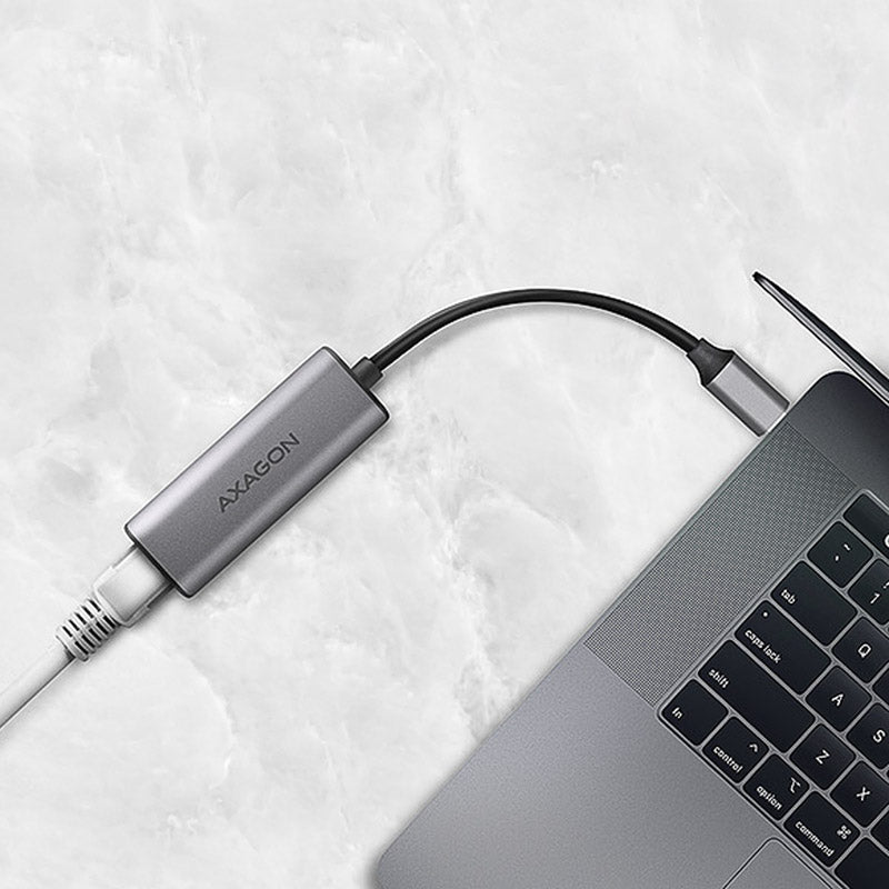 AXAGON ADE-25RC USB 3.2 Netzwerk-Adapterkabel - USB Typ-C, RJ45