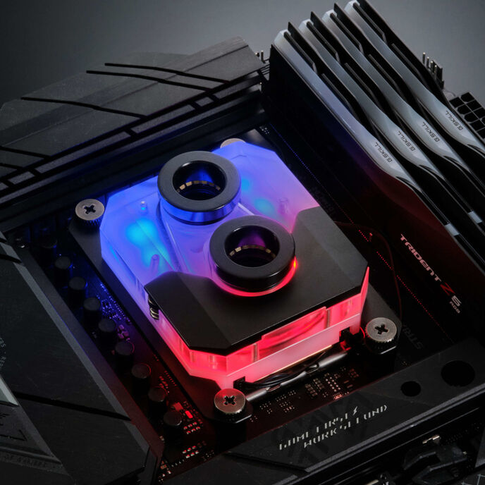 PHANTEKS Glacier EZ-Fit 450CPU CPU-Wasserkühler, RGB - schwarz