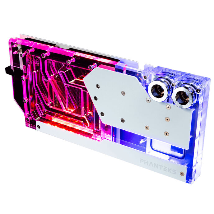PHANTEKS Glacier Ez-Fit G40 RTX 4090 Asus GPU Wasserkühler, D-RGB - weiß