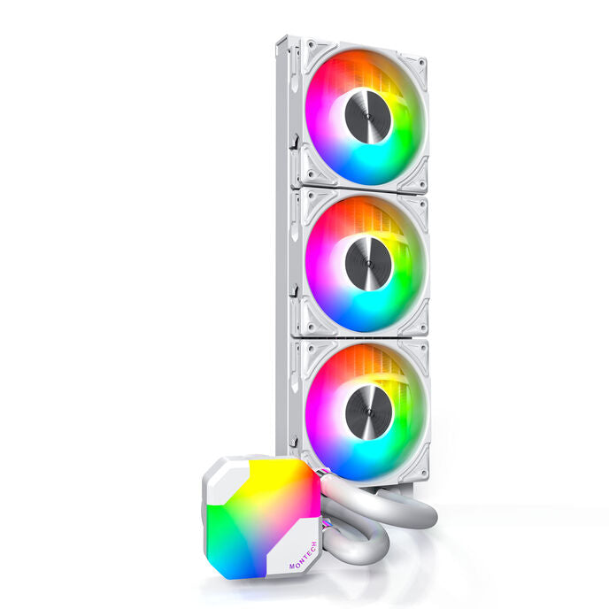 Montech Hyper Flow ARGB AIO Wasserkühlung, weiß - 360 mm