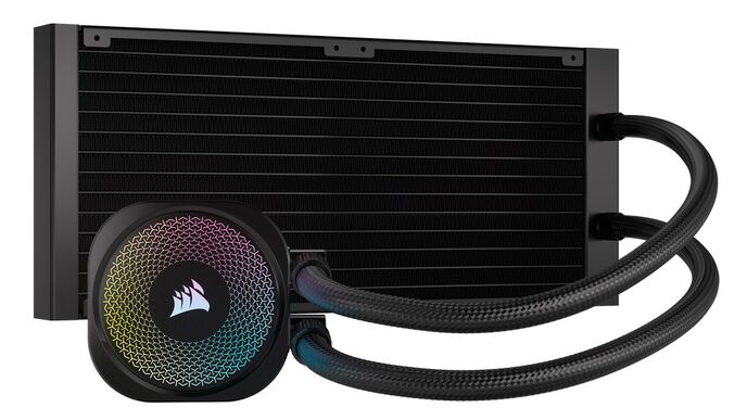Corsair iCUE LINK Titan 280 RX RGB Komplett-Wasserkühlung - 280 mm, schwarz