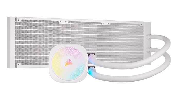 Corsair iCUE LINK Titan 360 RX RGB Komplett-Wasserkühlung - 360 mm, weiß