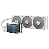 TRYX PANORAMA 360 AiO Wasserkühlung, 3D-AMOLED-Display - 360mm, weiß