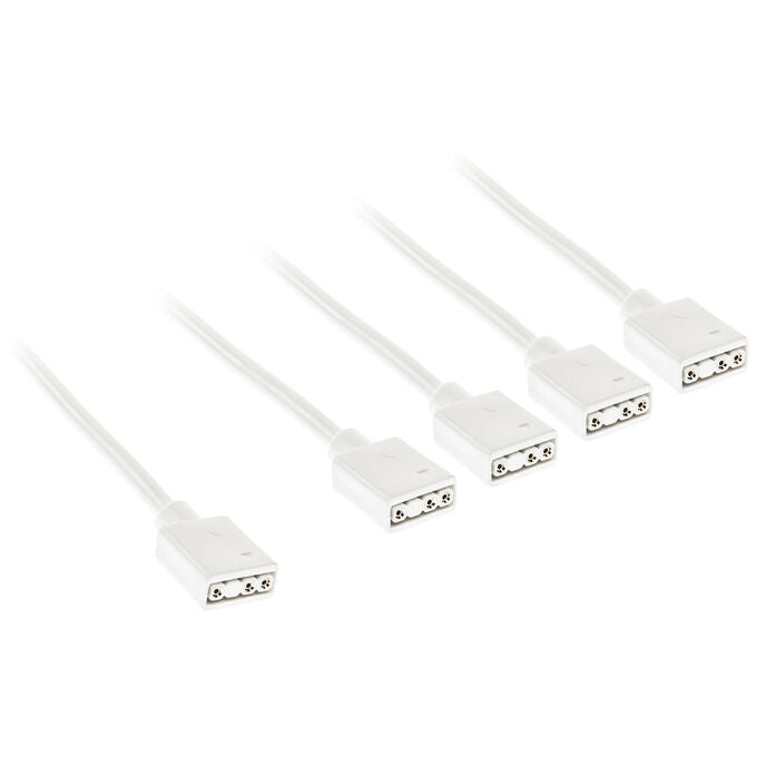 Kolink ARGB 1-4 Splitterkabel - 30cm, weiß