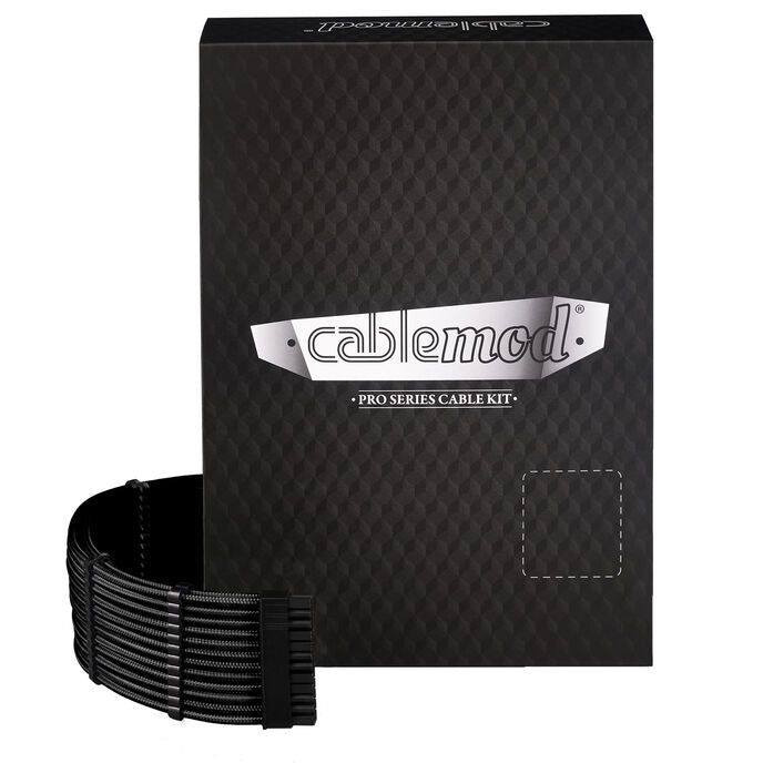 CableMod C-Series Pro ModMesh Sleeved 12V-2x6 12VHPWR Dual StealthSense Cable Kit for Corsair RMi, RMx (Black Label) - schwarz