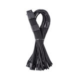 CableMod C-Series Pro ModMesh 12V-2x6-Kabel, Sleeved, 16-Pin zu 3x 8-Pin, für Corsair Type 4 und 3 PSUs - schwarz, 60cm