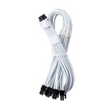 CableMod C-Series Pro ModMesh 12V-2x6-Kabel, Sleeved, 16-Pin zu 4x 8-Pin, für Corsair Type 4 und 3 PSUs - weiß, 60cm