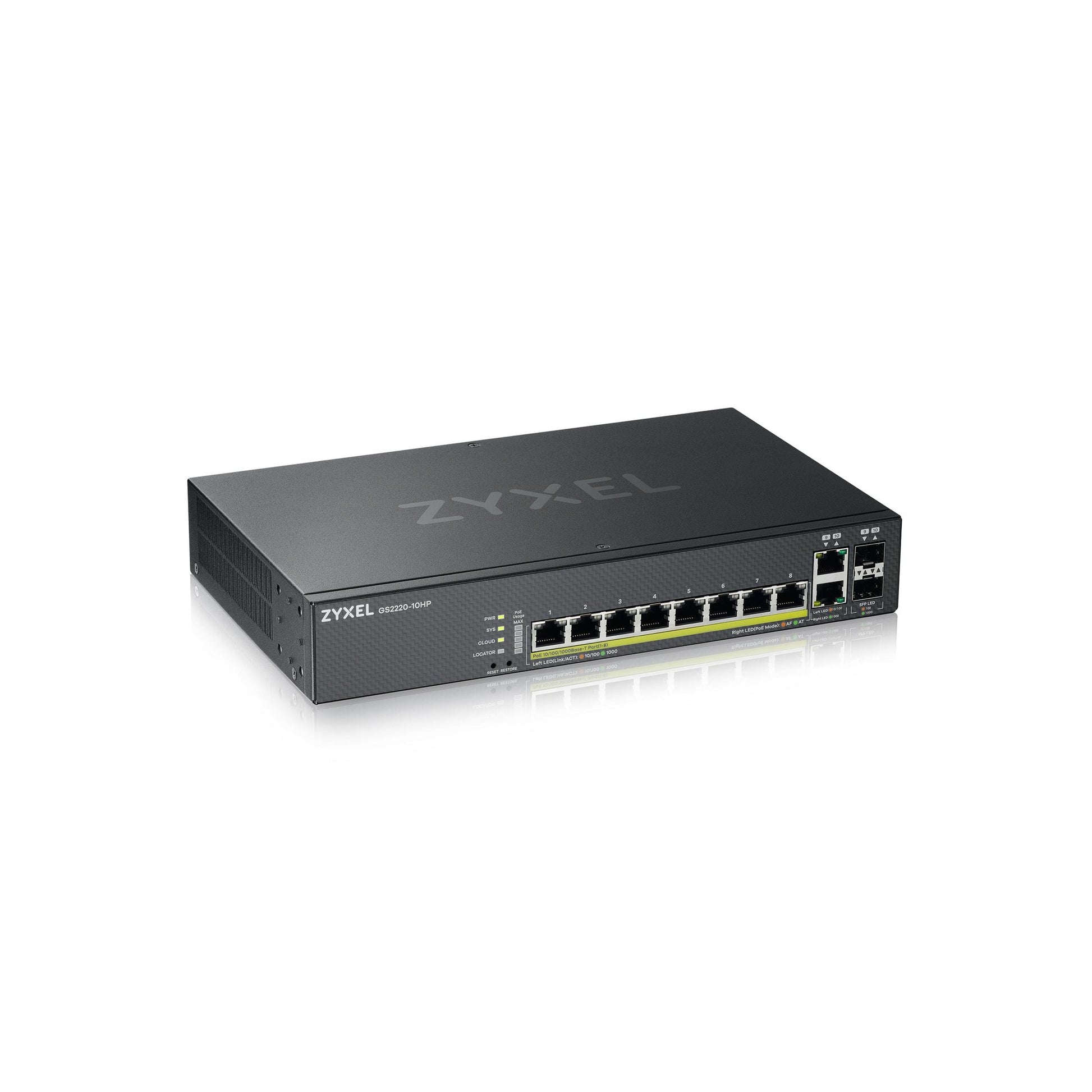 Zyxel GS2220-10HP Hybrid Switch | Pixelgipfel AG