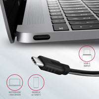 Axagon HMC-5G21 USB 10Gbps hub, 2x USB-A, 2x USB-C, HDMI 4k/30Hz, PD 60W, USB-C Kabel