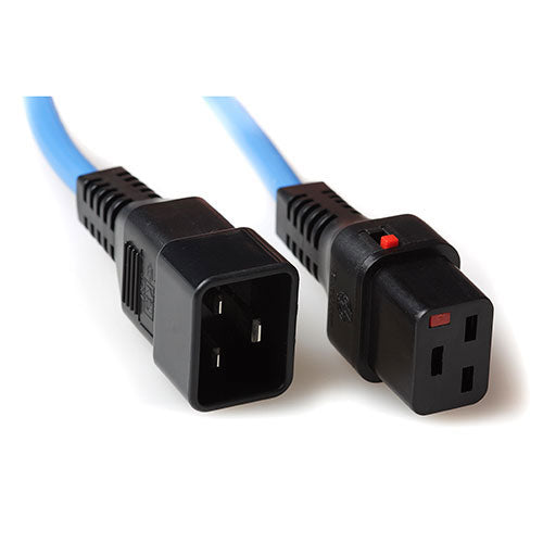 ACT AK5205 Stromkabel Blau 1 m IEC C20 IEC C19