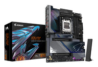 GIGABYTE X870E AORUS MASTER X3D Mainboard - Unterstützt AMD Ryzen 9000 CPUs, digitales 18+2+2-Phasen-VRM, bis zu 9000MHz DDR5 (O.C.), 2xPCIe 5.0 + 3xPCIe 4.0, Wi-Fi 7, 10GbE LAN, USB 4