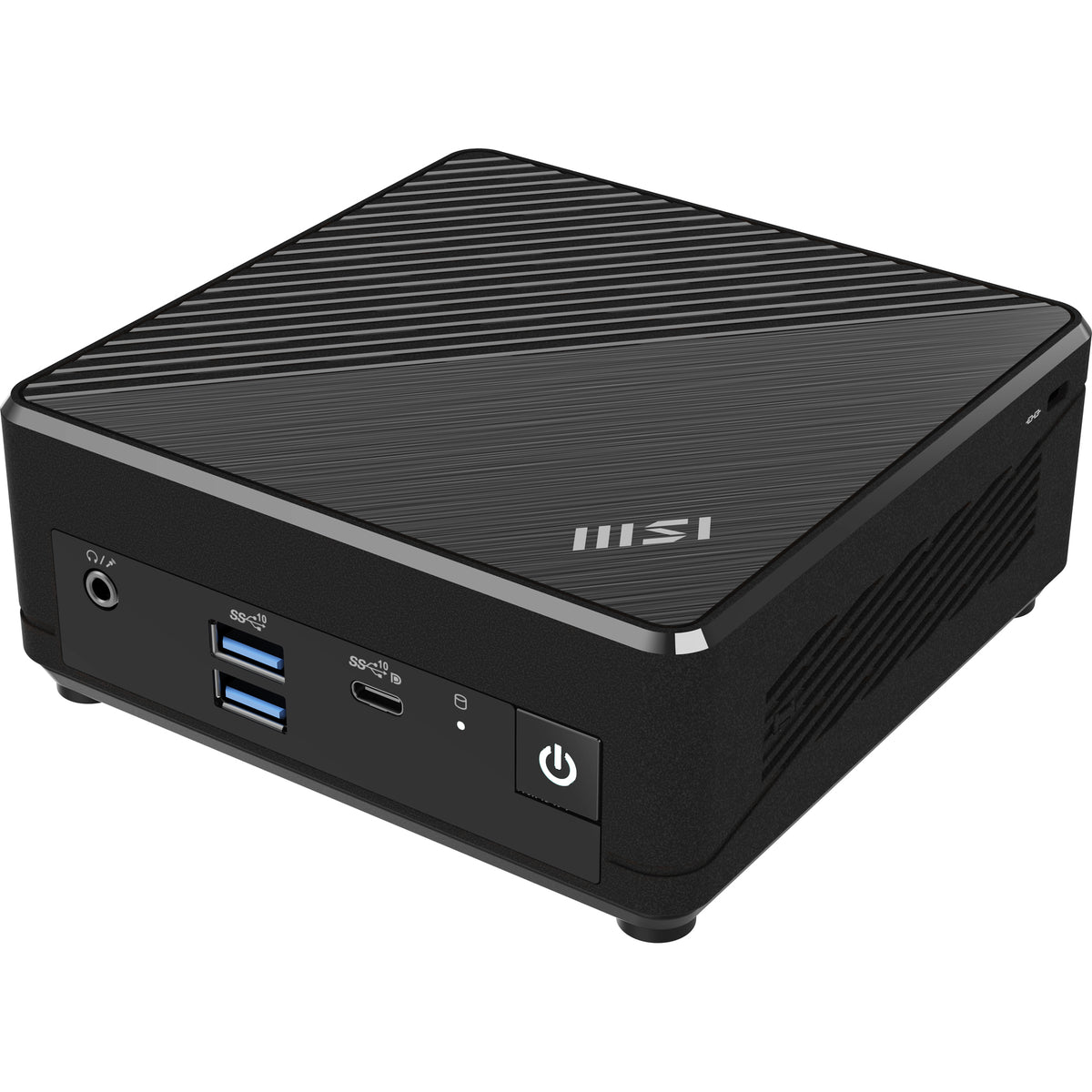 MSI Cubi N ADL S-078EU Intel® N N100 4 GB DDR4-SDRAM 128 GB SSD Windows 11 Pro Mini PC Mini-PC Schwarz