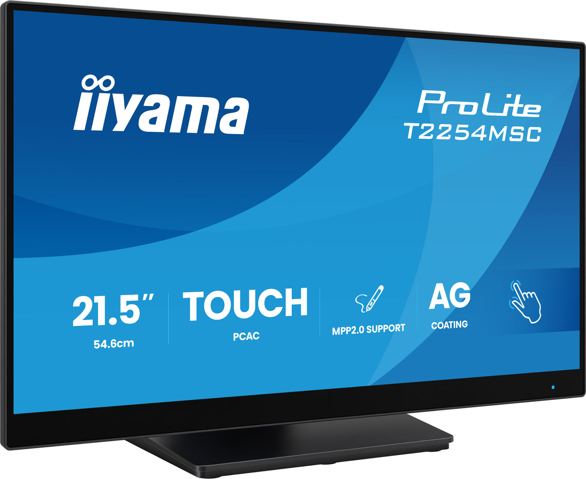 iiyama T2254MSC-B2AG Computerbildschirm 54,6 cm (21.5") 1920 x 1080 Pixel Full HD LED Touchscreen Schwarz
