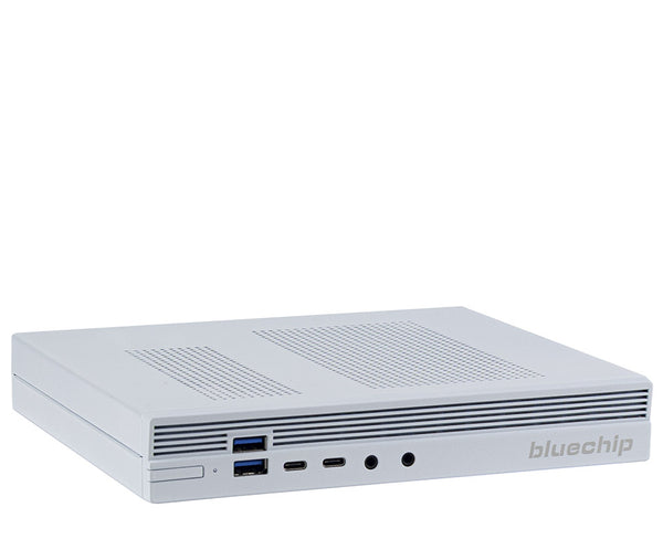 bluechip BUSINESSline S3160 *white* Intel® Core™ i5 Processor 14400 / up to 4.70 GHz, Windows 11 Pro, 8 GB DDR5, 500 GB NVMe SSD, Intel® Wi-Fi 6, Bluetooth 5.3, 1 × RJ45 (2.5 Gb/s), Intel® UHD Graphics