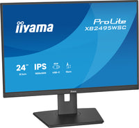 iiyama ProLite XB2495WSC-B1 Écran d'ordinateur 61,2 cm (24.1") 1920 x 1200 pixels WUXGA LED Noir