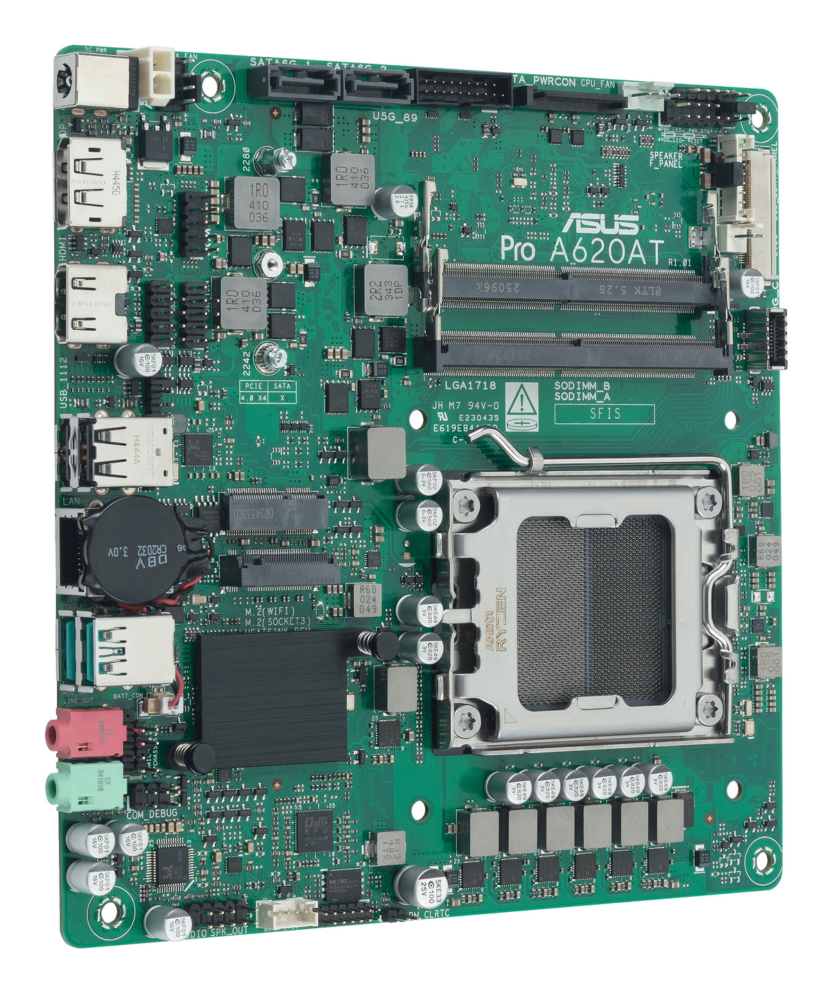 ASUS Pro A620AT-CSM AMD A620A Sockel AM5 Thin Mini ITX