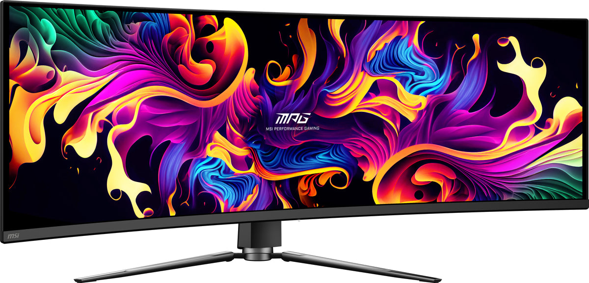 MSI MPG 491CQP QD-OLED Écran d'ordinateur 124,5 cm (49") 5120 x 1440 pixels Dual WQHD Noir