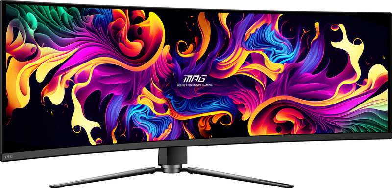 MSI MPG 491CQP QD-OLED Computerbildschirm 124,5 cm (49") 5120 x 1440 Pixel Dual WQHD Schwarz