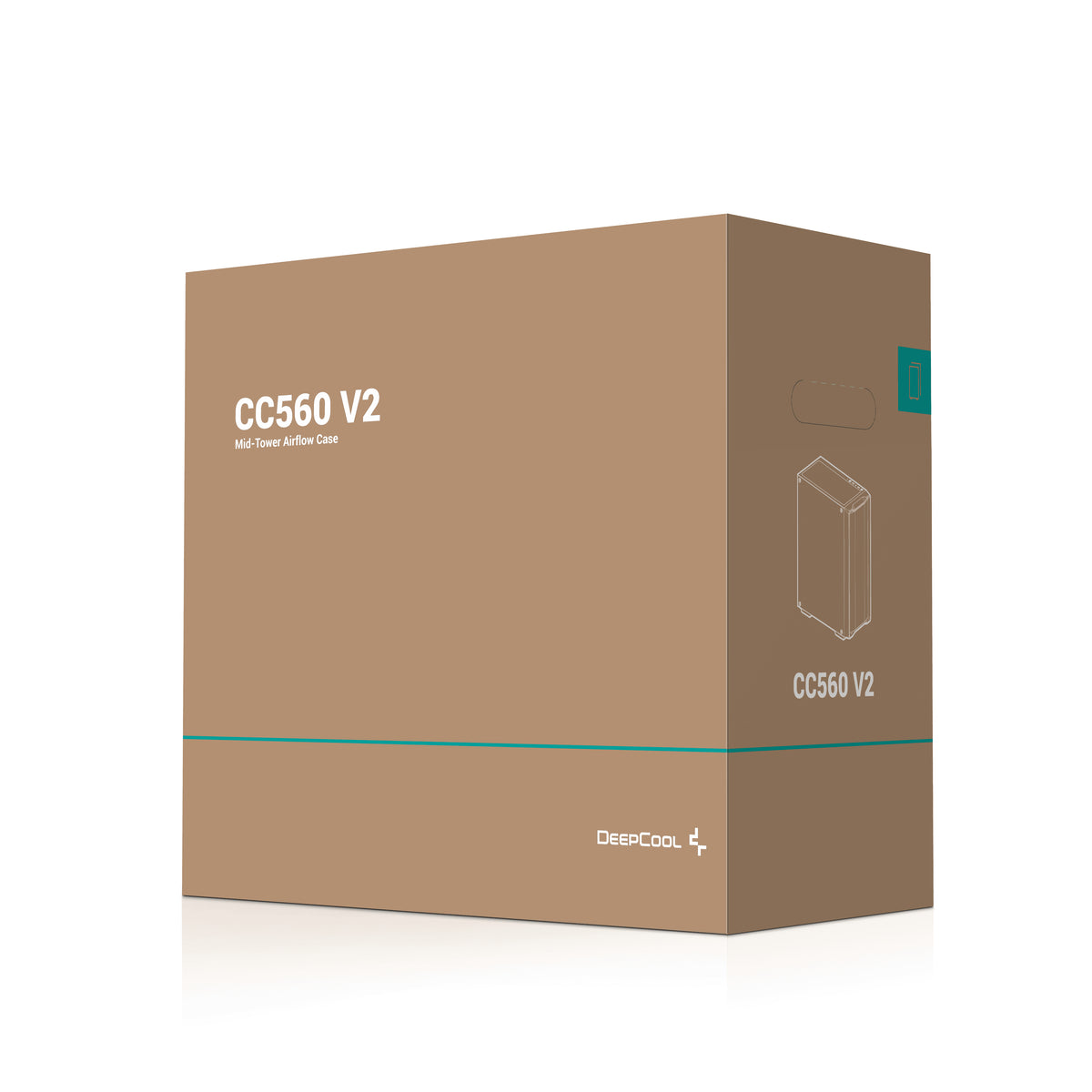 DeepCool CC560 V2 Midi Tower Schwarz