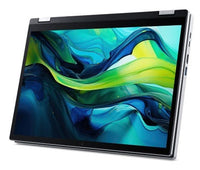Acer Aspire Go Spin 14 AGSP14-31PT-36R6 Intel Core 3 N355 Hybrid (2-in-1) 35,6 cm (14") Touchscreen WUXGA 16 GB LPDDR5-SDRAM 512 GB SSD Wi-Fi 6 (802.11ax) Windows 11 Home Deutsch Silber