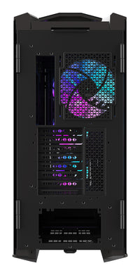 GIGABYTE AORUS C601 GLASS GLOBAL PC-Gehäuse – Mid-Tower, E-ATX kompatibel, Unterstützung für 420-mm-Radiator, 4 vorinstallierte 140-mm-Lüfter, USB 3.1 Gen2, RGB-Beleuchtung