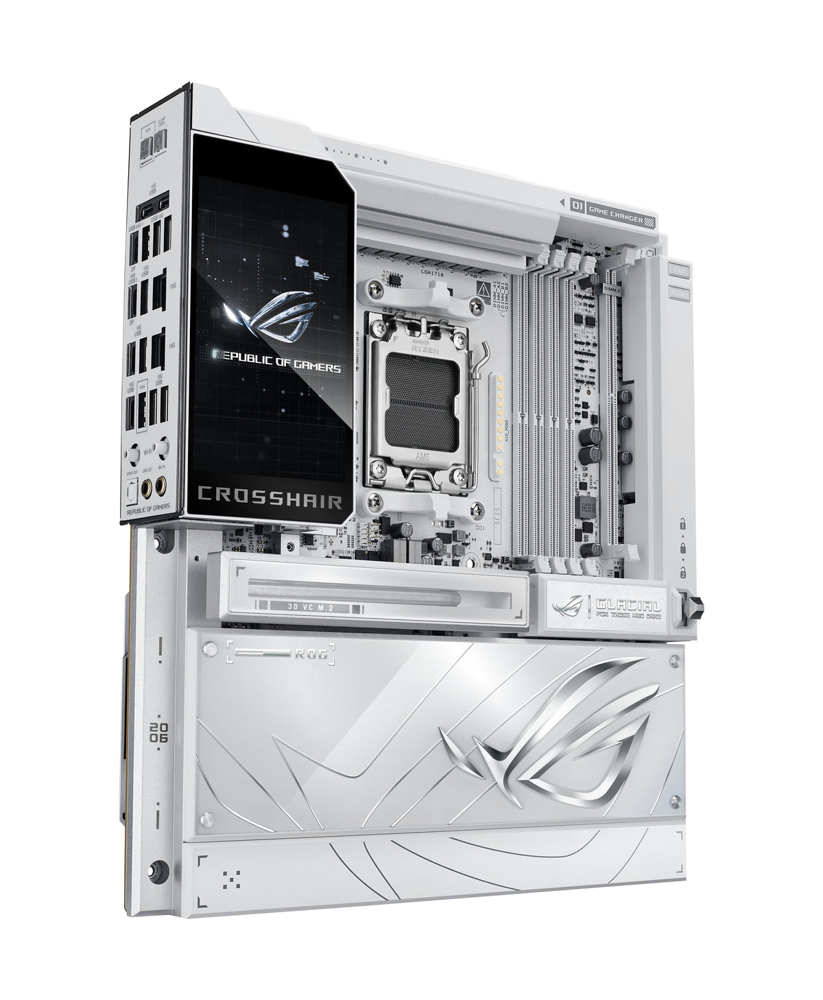ASUS ROG CROSSHAIR X870E GLACIAL AMD X870E Sockel AM5 Erweitertes ATX