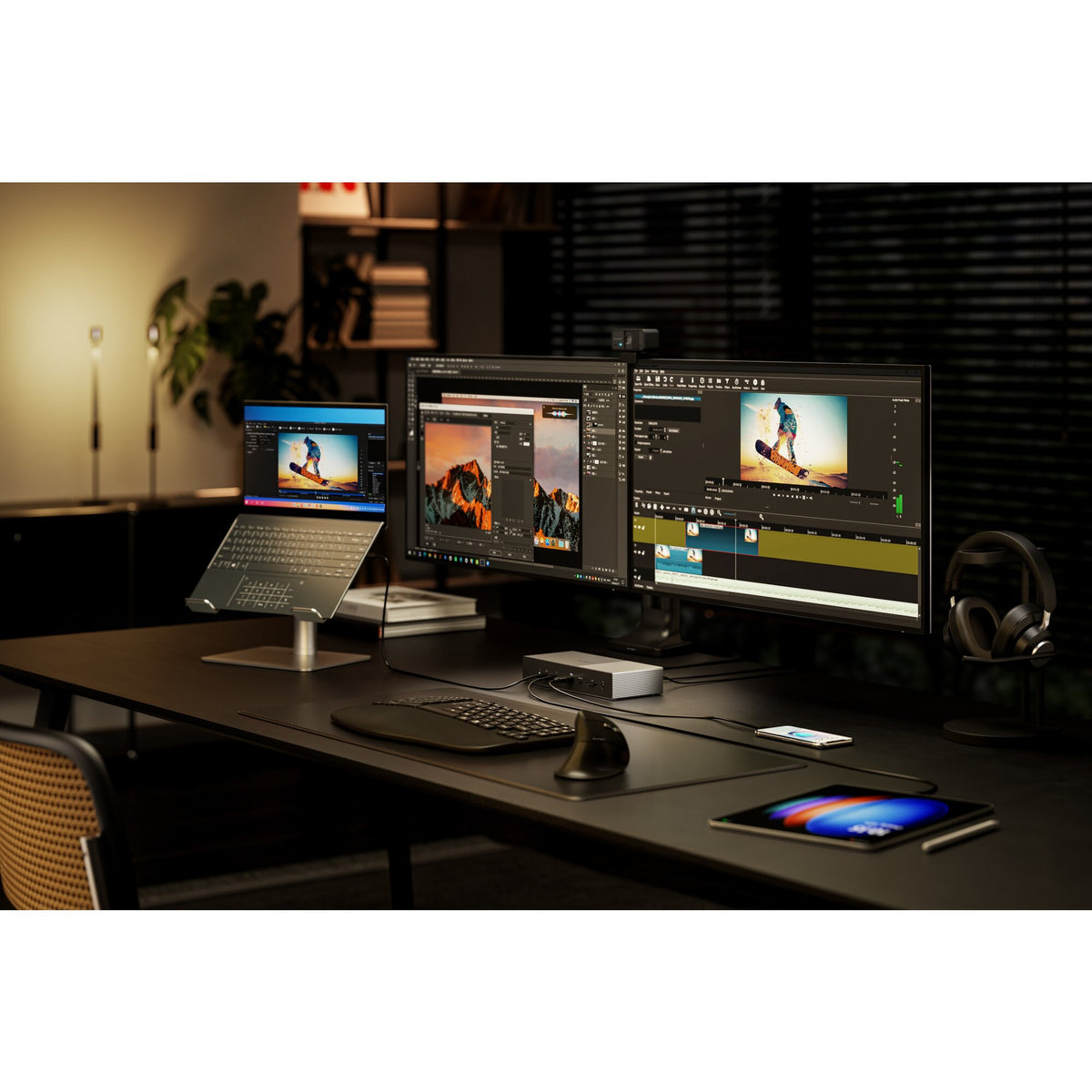 Kensington SD5000T5 EQ Thunderbolt 5 Triple 4K Dockingstation mit 140 W PD - Windows/macOS