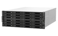 QNAP TS-H3087XU-RP NAS Rack (4U) Intel Xeon E E-2378 64 GB DDR4 0 TB QuTS hero Schwarz, Weiß