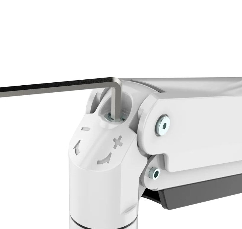Neomounts NM-D775DX3WHITE Flachbildschirm-Tischhalterung 68,6 cm (27") Tisch/Bank Weiß