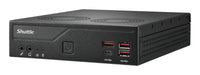 Shuttle Slim PC DB860 , S1851, 2x HDMI, 1x DP, 1x USB-C (DP), 1x 2.5", 1x M.2, 2x LAN (Intel 1G + 2.5G), 2x COM, 24/7 Dauerbetrieb, inkl. VESA